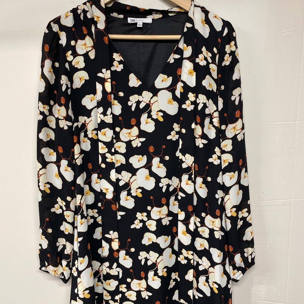 Dr2 midi floral dress
